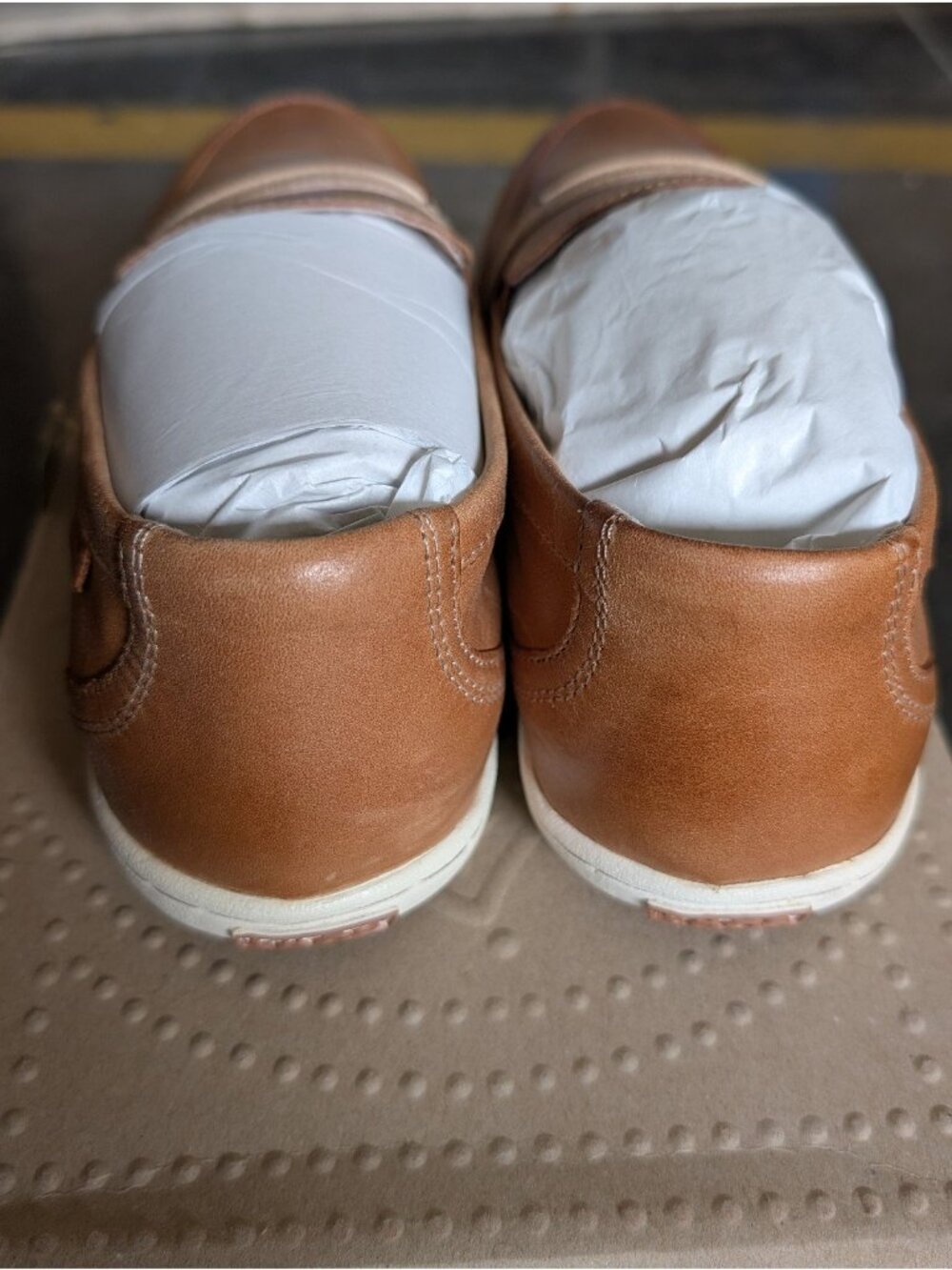 Taos Upward Women's Size 10 Slip-On Loafers in Caramel/Tan Multi leather NEW - Picture 4 of 6